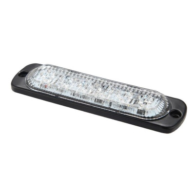 LED Blitzmodul - Serie MD6, LED, LED Blitzmodul, F.L.: klar, LEDs: BLAU, 12-24 Volt  - Frontblitzer-Heckblitzer