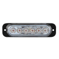 LED Blitzmodul - Serie MD6, LED, LED Blitzmodul, F.L.: klar, LEDs: KLAR, 12-24 Volt  - Frontblitzer-Heckblitzer