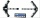Lauflichtanlage PFEIL - Serie 3307 LED, Linse klar, LEDs: GELB, 10,7 Meter Anschlusskabel, 12-24 Volt, Pfeil—2 Einheiten, inkl. Bedienteil