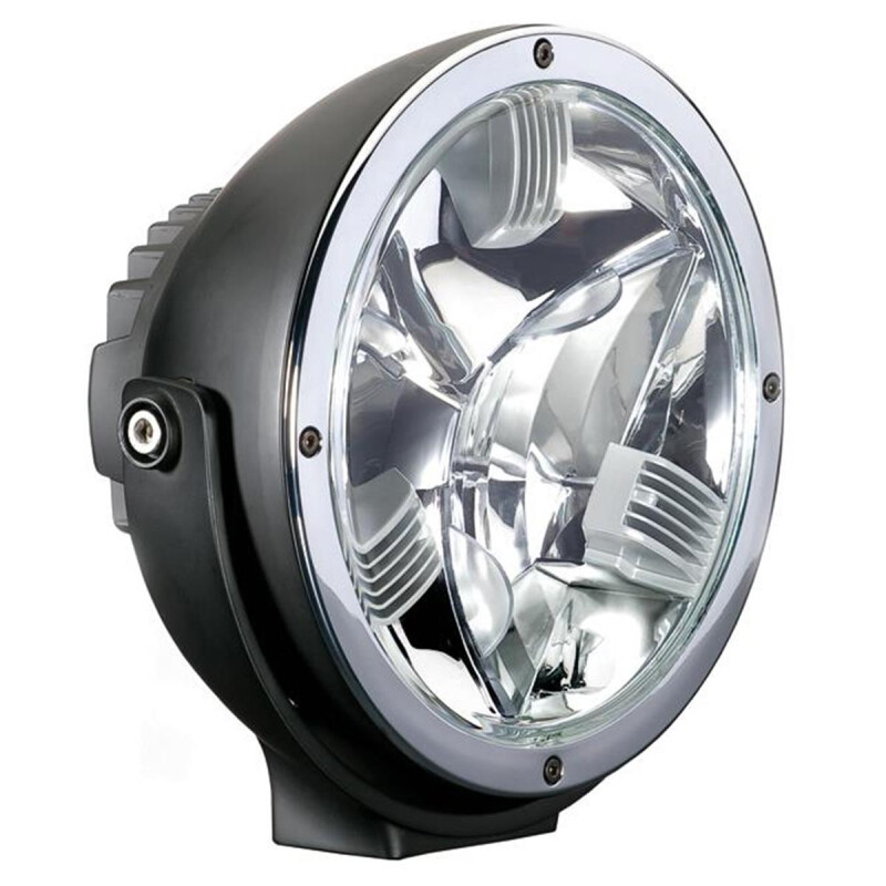 LED - FERNSCHEINWERFER MIT STANDLICHT, Rund, 3000 Lumen, 45 Watt, 10-30 Volt, ECE-R7, ECE-R112