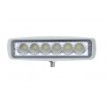 LED Umfeldbeleuchtung Serie LA-16, 18 Watt, 1440 Lumen, 12-24 Volt, 160x45x63 mm, Gehäuse Weiß