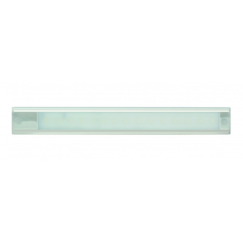 LED Beleuchtung Serie 40, 310 x 40 x 11 mm, silber, 380 lm, 12 Volt