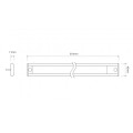 LED Beleuchtung Serie 40, 310 x 40 x 11 mm, silber, 380 lm, 12 Volt