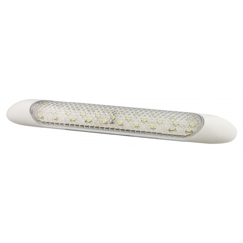 LED Beleuchtung Serie 10, 31 LEDs,  150 x 25 x 10 mm, weiß, 90 lm, 12 Volt