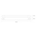 LED Beleuchtung Serie 10, 61 LEDs,  300 x 25 x 10 mm, weiß, 340 lm, 24 Volt