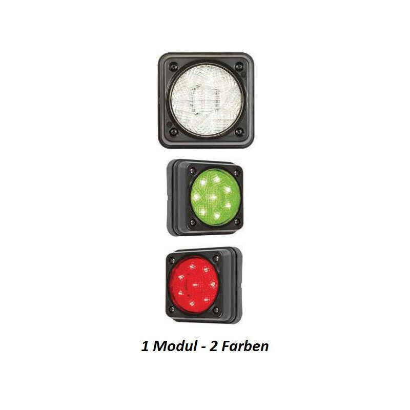 LED Ampelkombination rot/grün, 24 Volt