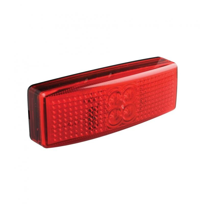 LED Umrissleuchte Serie 1490, rot, 12-24 Volt