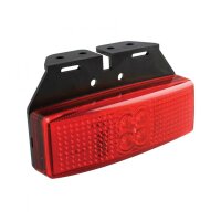 LED Umrissleuchte Serie 1491, rot, 12-24 Volt , mit Winkel