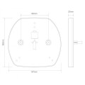 LED Heckleuchte Serie EU195, Rückfahrscheinwerfer & Nebelschlussleuchte, 12-24 Volt, links