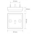 LED Heckleuchte Serie Serie 81, Rücklicht, Bremslicht, Blinker, 12-24 Volt