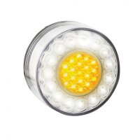 LED Beleuchtung Serie Serie 80, Frontblinker mit weißer Markierungsleuchte, 12 Volt