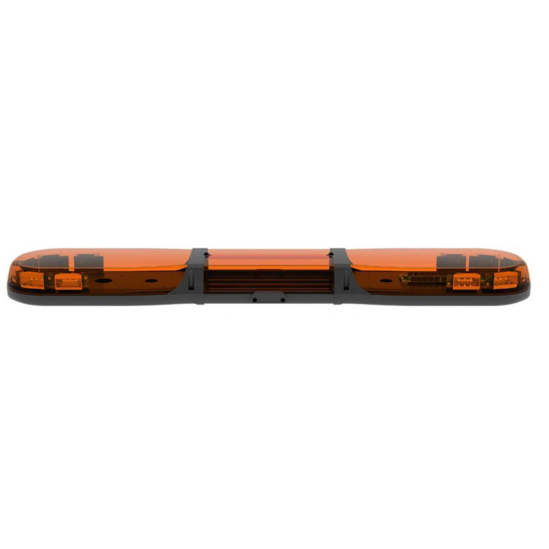 Warnbalken Serie 13 - gelbe Haube, gelbe Warnfarbe, 10-30 Volt, 16 LED Module, 125 cm Länge