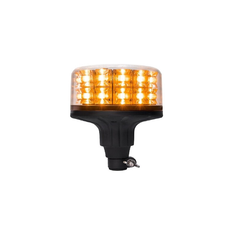 LED Kennleuchte - Serie BARASTAR DUO, DIN Rohrmontage Flexibel, Farbe nach Wahl, 12-24 Volt, 24x3 Watt Cree LEDs