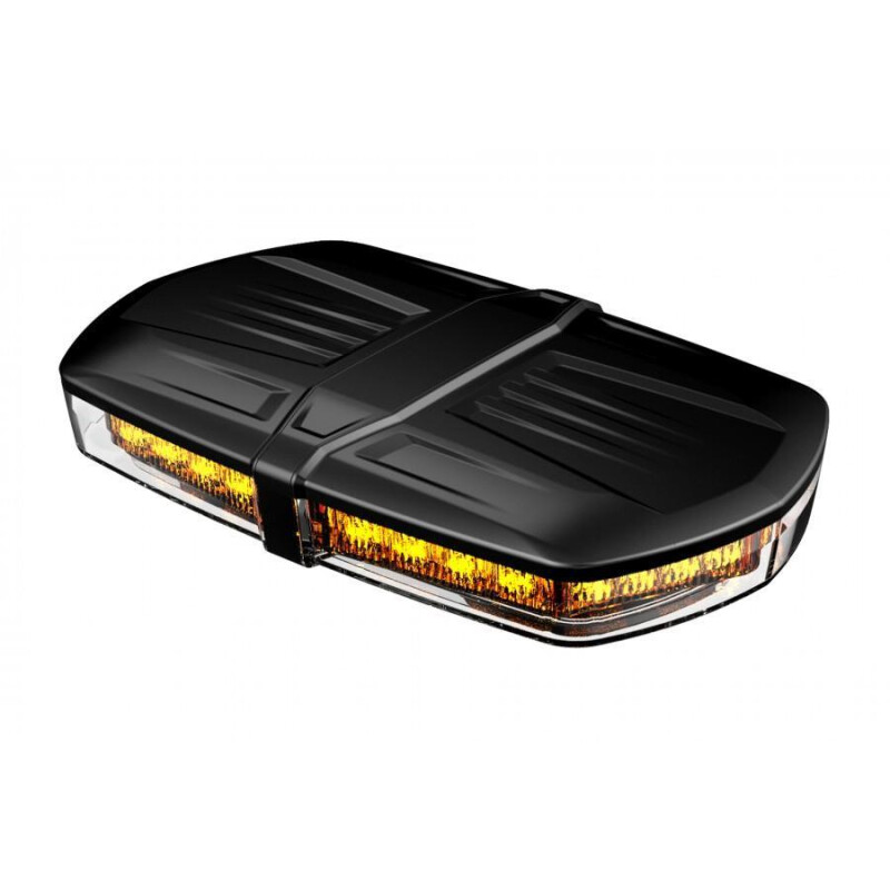 Mini Warnlichtbalken - Serie Starflash mit Magnet, Warnfarbe gelb - ECE-R65 Zulassung