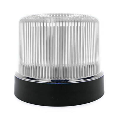 LED Rundumleuchte / LED Kennleuchte - Serie PROFLASH 1800 - Magnetmontage mit Kabel und Zigarettenanzünderstecker (Starkmagnet), 12-24 Volt, ECE-R65 Klar/Transparent-Blau