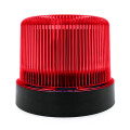 LED Rundumleuchte / LED Kennleuchte - Serie PROFLASH 1800 - Magnetmontage mit Kabel und Zigarettenanzünderstecker (Starkmagnet), 12-24 Volt, ECE-R65 Klar/Transparent-Rot