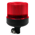 LED Rundumleuchte / LED Kennleuchte - Serie PROFLASH 1800 - DIN Rohr Aufsteckmontage, 12-24 Volt, ECE-R65  In Warnfarbe-Rot