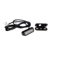 LED Warnblitzmodul - Serie MSE-3, 12-24 Volt, Warnfarbe gelb, Linse Klar, 200 cm Anschlusskabel inkl. L-Winkel, ECE-R65 CL1