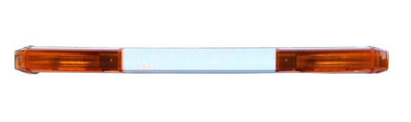 ZN Warnlichtbalken, PRO bestückt - 16 LED Module mit je 3 LEDs, 12-24 Volt, F.H.: Gelb, F.L.: GELB, Länge: 70 cm