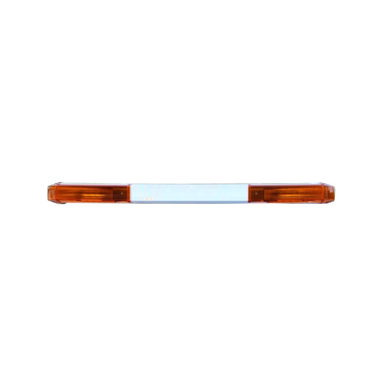 ZN Warnlichtbalken, PRO bestückt - 16 LED Module mit je 3 LEDs, 12-24 Volt, F.H.: Gelb, F.L.: GELB, Länge: 160 cm
