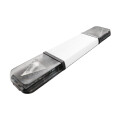 OT60 Warnlichtbalken, PRO bestückt - 2-V Module je Seite + 1 Zusatz vorne + hinten,12-24 Volt, F.H.: Klar,  F.L.: GELB, Länge: 140 cm