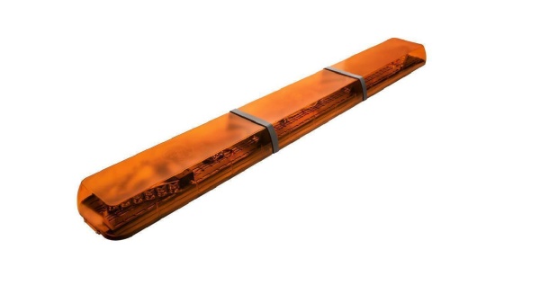 OT60 Warnlichtbalken, ECO bestückt - 2-V Module je Seite, 12-24 Volt, F.H.: Gelb, F.L.: GELB, Länge: 180 cm