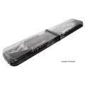 OT60 Warnlichtbalken, ECO bestückt - 2-V Module je Seite, 12-24 Volt, F.H.: Klar,  F.L.: BLAU, Länge: 90 cm