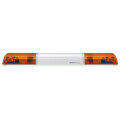 Serie 60 Warnlichtbalken, 2 Drehspiegel, beleuchtb. Mittelteil weiß,  Länge: 121,10 cm, gelb, 12 Volt