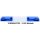 Serie 70 Warnlichtbalken, 4-360° LED Blitzmodule, beleuchtb. Mittelteil weiß,  Länge: 182,90 cm, blau, 12-24 Volt