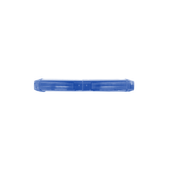 Mini Warnlichtbalken  ZN, LED Modul, F.H.: blau, LEDs: BLAU, Länge 65 cm,  6 LED Module