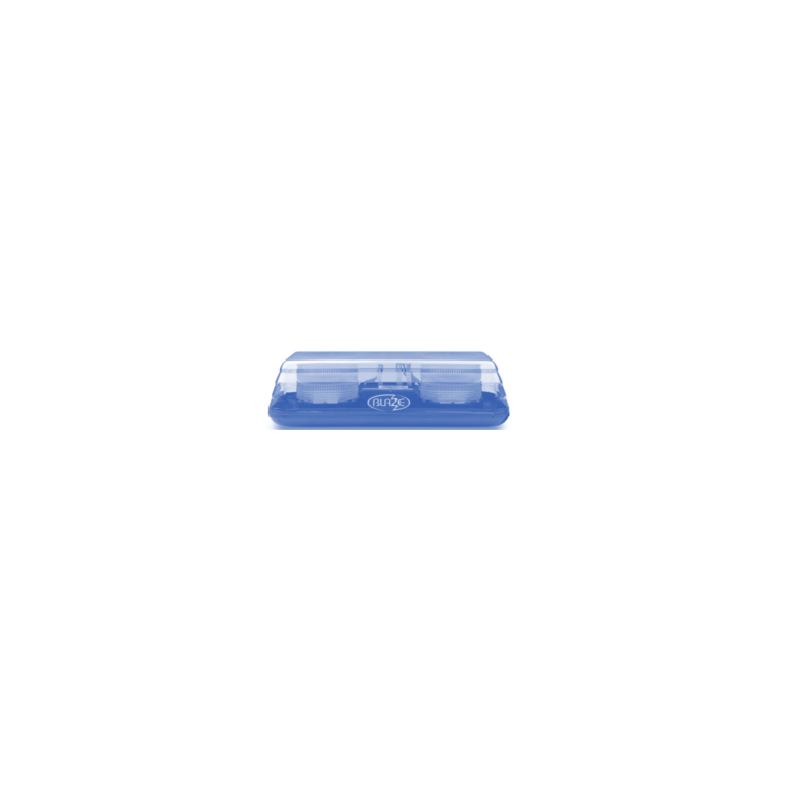 Mini Warnlichtbalken BLAZE II, LED, F.H.: blau, Schraubmontage, 12-24 Volt