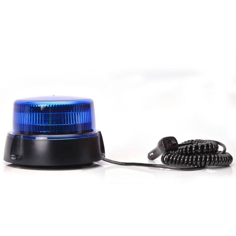 W2 Kennleuchte, LED Modul, F.H.: blau, LEDs: BLAU, Magnetmontage mit Stecker, 8 Frequenzen