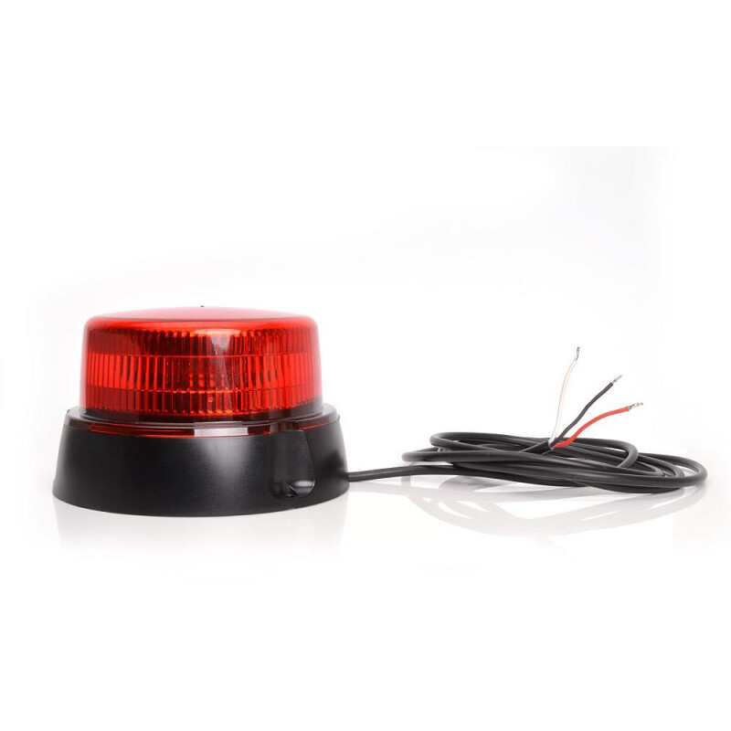 W2 Kennleuchte, LED Modul, F.H.: rot, LEDs: ROT, 3-Punkt Montage, 8 Frequenzen