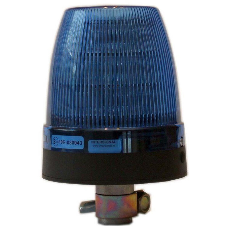 ISBL-20 Kennleuchte, LED Modul, F.H.: blau, LEDs: BLAU, DIN Pole Rohrmontage