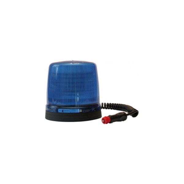 ISBL-2000 Kennleuchte, LED Modul, F.H.: blau, LEDs: BLAU, Magnetmontage mit Kabel und Stecker (3-Meter Spiral)