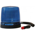 ISBL-2000 Kennleuchte, LED Modul, F.H.: blau, LEDs: BLAU, Magnetmontage mit Kabel und Stecker (3-Meter Spiral)