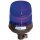 Serie 400 Kennleuchte, LED Modul, F.H.: blau, LEDs: BLAU, DIN Pole Rohrmontagen, DM 134 x 214 mm