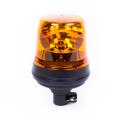 Serie 400 Kennleuchte, Halogen-Drehspiegel, F.H.: gelb, DIN Pole Rohrmontagen, DM 134 x 214 mm