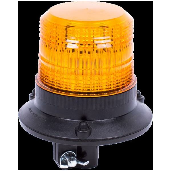 Serie DELTA Kennleuchte, LED Modul, F.H.: gelb, LEDs: GELB, DIN Pole Rohrmontagen, DM 148 x 141 mm