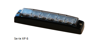 LED Blitzmodul - XP6, LED Modul, F.L.: klar, LEDs: GELB, 12-24 Volt  - Frontblitzer-Heckblitzer