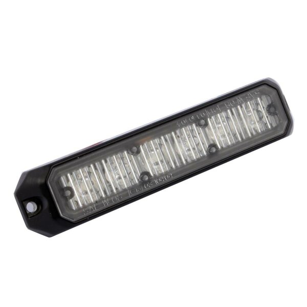 LED Blitzmodul - MS-6, LED Modul, F.L.: klar, LEDs: GELB, 12-24 Volt, Aufbau  - Frontblitzer-Heckblitzer