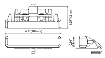 LED Blitzmodul - MS-6, LED Modul, F.L.: klar, LEDs:...