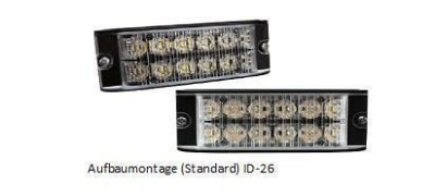 LED Blitzmodul - ID-26, LED Modul, F.L.: klar, LEDs:...