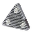 LED Blitzmodul - Serie STICK A LED, DREIECK , LED Modul, F.L.: klar, LEDs: GELB , 12-24 Volt - Frontblitzer-Heckblitzer